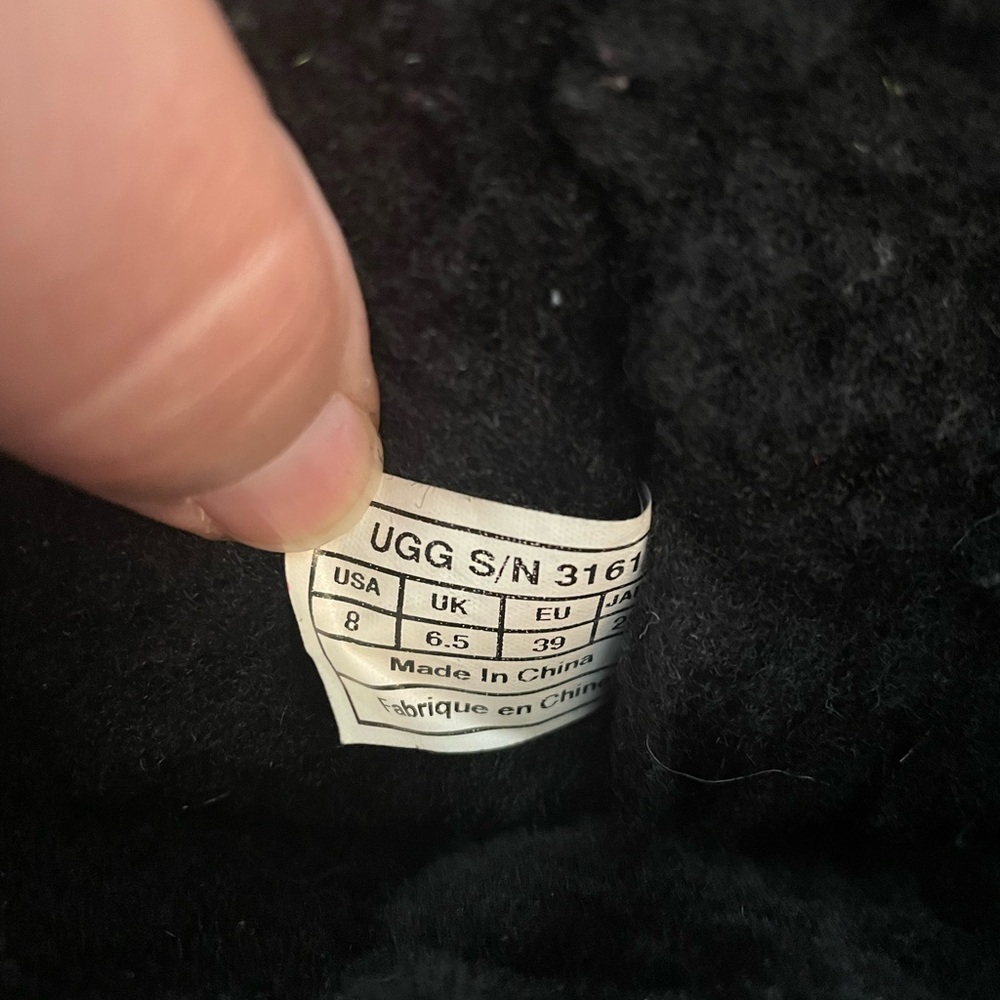 Black Sequin Uggs - image 3